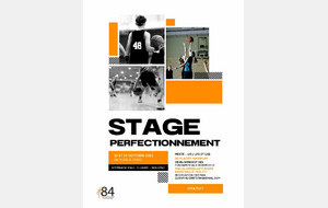 STAGE DE PERFECTIONNEMENT COMITE DE VAUCLUSE