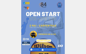 OPEN START U15-13 MASCULIN &amp; FEMININ VAUCLUSE 84