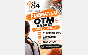 FORMATION OTM COMITE DE VAUCLUSE